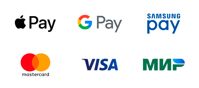 secure payments through the bank VISA Mastercard Apple pay